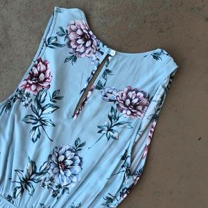 Show Me Your MuMu Pants - Show Me Your Mumu SMYM Blue Floral Riri Romper Show Me Your MuMu Pants - Show Me Your Mumu SMYM Blue Floral Riri Romper